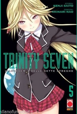 Copertina di Trinity Seven n.5 – L’accademia delle sette streghe – Manga Adventure n.9