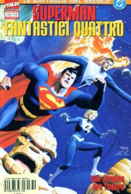 Copertina di Battaglie del Secolo n.21 – Superman e Fantastici Quattro