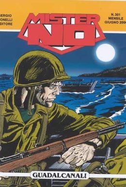 Copertina di Mister No n.301 – Guadalcanal!