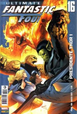 Copertina di Ultimate Fantastic Four n.16