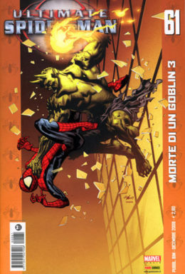 Copertina di Ultimate Spiderman n.61