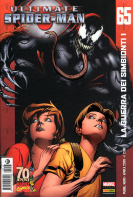 Copertina di Ultimate Spiderman n.65