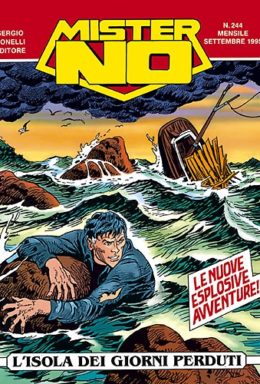 Copertina di Mister No n.244 – L’isola dei giorni perduti