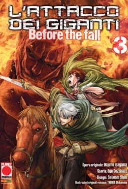 Copertina di L’attacco dei giganti – Before the Fall n.3 – Manga Shock n.5