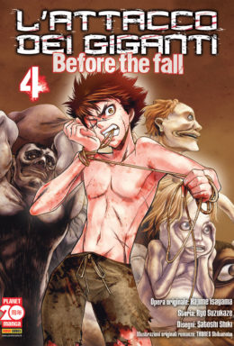Copertina di L’attacco dei giganti – Before the Fall n.4 – Manga Shock n.6