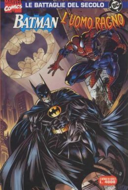 Copertina di Battaglie del Secolo n.5 – Batman e L’Uomo Ragno