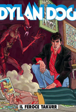 Copertina di Dylan Dog n.256 – Il feroce Takurr