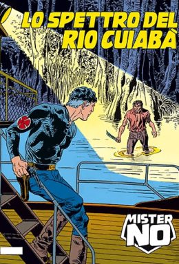 Copertina di Mister No n.158 – Lo spettro del Rio Cuiabà