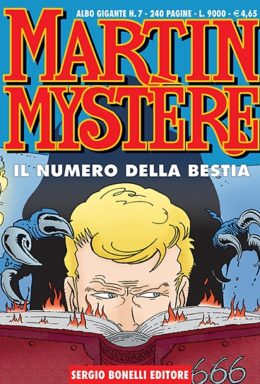 Copertina di Martin Mystère Gigante n.7 – Il numero della Bestia