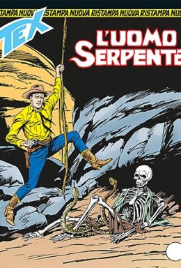 Copertina di Tex Nuova Ristampa n.337 – L’uomo serpente