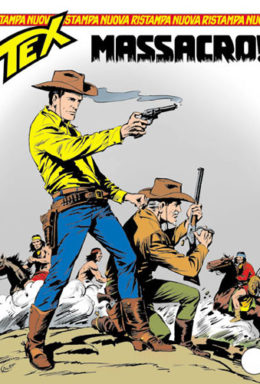 Copertina di Tex Nuova Ristampa n.109 – Massacro!