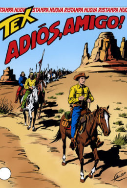 Copertina di Tex Nuova Ristampa n.139 – Adiós, amigo!