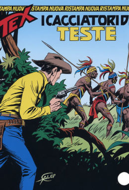 Copertina di Tex Nuova Ristampa n.158 – I cacciatori di teste