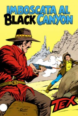 Copertina di Tex n.318 – Imboscata Al Black Canyon