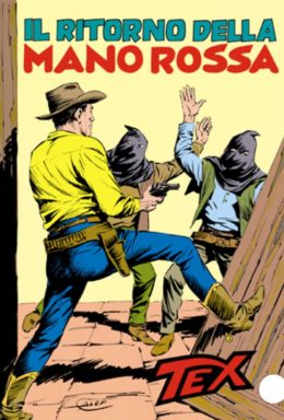 Copertina di Tex n.308 – Il Ritorno Della Mano Rossa