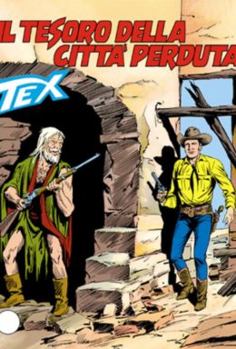 Copertina di Tex n.358 – Il Tesoro Della Città Perduta