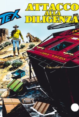 Copertina di Tex n.604 – Attacco Alla Diligenza