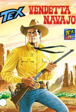 Copertina di Tex n.455 – Vendetta Navajo
