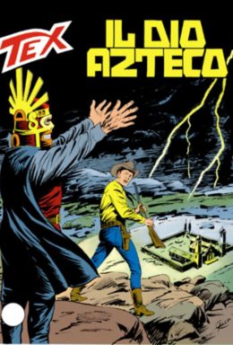 Copertina di Tex n.390 – Il Dio Azteco