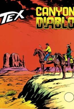 Copertina di Tex n.182 – Canyon Diablo