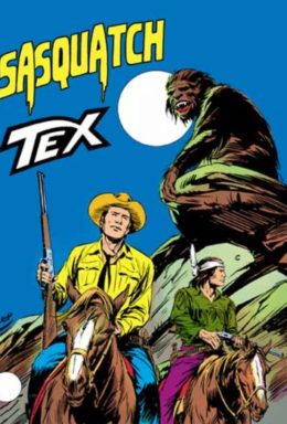 Copertina di Tex n.223 – Sasquatch