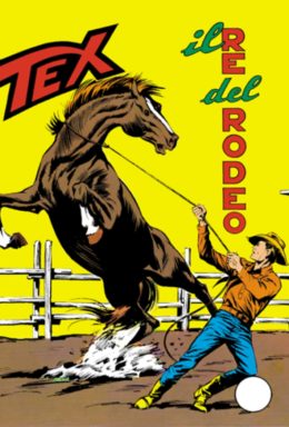 Copertina di Tex n.84 – Il re del rodeo