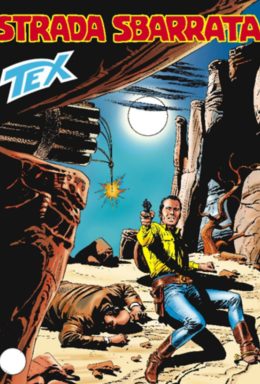 Copertina di Tex n.551 – Strada Sbarrata