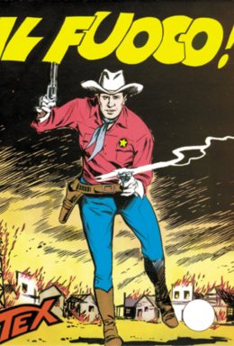 Copertina di Tex n.16 – Il fuoco!