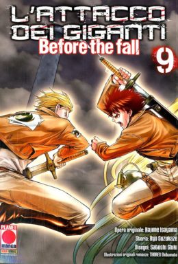 Copertina di Attacco Dei Giganti Before the Fall n.9 – Manga 9