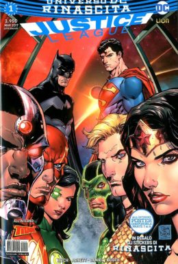 Copertina di Justice League n.1 – Rinascita