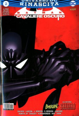 Copertina di Batman Cavaliere Oscuro 2 Rinascita