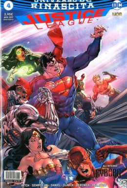 Copertina di Justice League n.4 – Rinascita