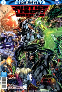 Copertina di Justice League America n.2 – Rinascita
