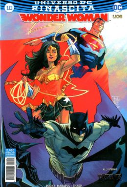 Copertina di Wonder Woman n.10 – Rinascita