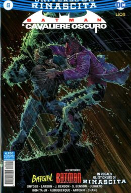 Copertina di Batman Cavaliere Oscuro n.5 – Batman Cavaliere Oscuro 59 -Rinascita