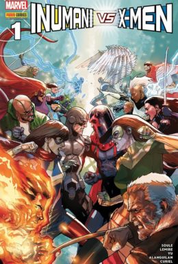 Copertina di Inumani Vs X-Men n.1 (DI 3) – Marvel Miniserie 185