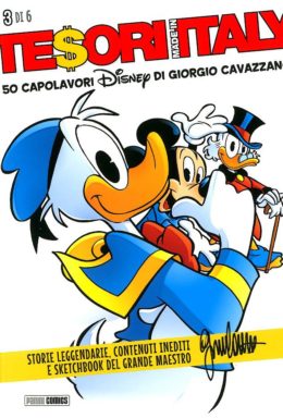 Copertina di Tesori Made In Italy n.3 – 50 Capolavori Disney di Giorgio Cavazzano