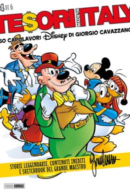 Copertina di Tesori Made In Italy n.4 – 50 Capolavori Disney di Giorgio Cavazzano