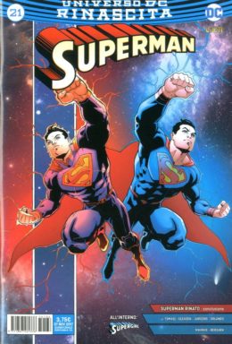 Copertina di Superman n.21 – Rinascita – Superman 136