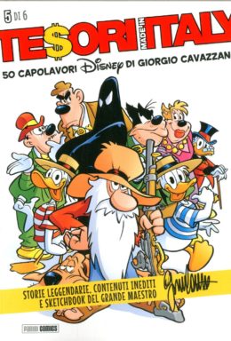 Copertina di Tesori Made In Italy n.5 – 50 Capolavori Disney di Giorgio Cavazzano