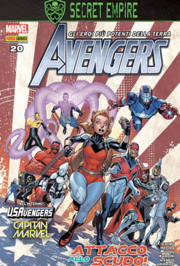 Copertina di Avengers n.95 – Attacco allo scudo