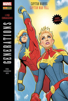 Copertina di Generations n.7 – Capitan Marvel e Capitan Mar-Vell