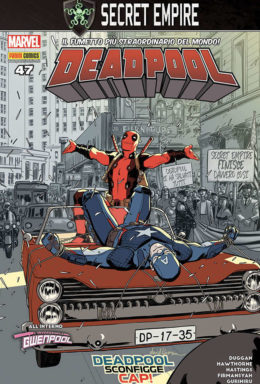 Copertina di Deadpool n.106 – Deadpool sconfigge Cap!