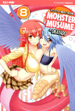 Copertina di Monster Musume n.8 – by Okayado