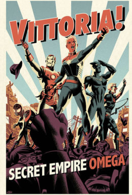 Copertina di Secret Empire Omega – Variant Super – Marvel Miniserie 199
