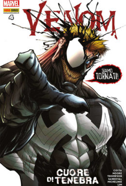 Copertina di Venom n.4 – Cuore di tenebra