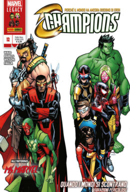 Copertina di Champions n.12 – Marvel Legacy Avengers