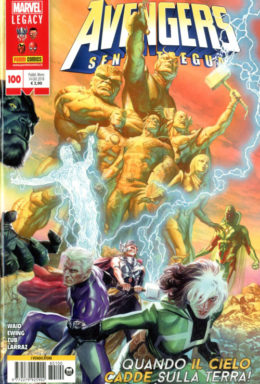 Copertina di Avengers n.100 – Quando il cielo cadde sulla terra