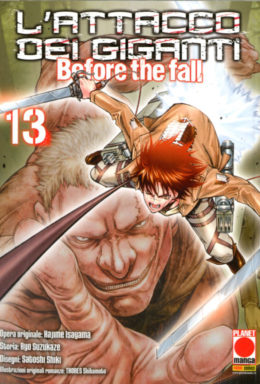 Copertina di Attacco Dei Giganti Before the Fall n.13 – Manga Shock 19