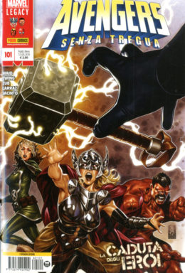 Copertina di Avengers n.101 – La caduta degli eroi